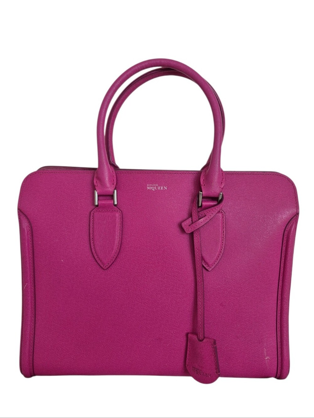 Alexander McQueen Heroine Leather Open Tote Bag